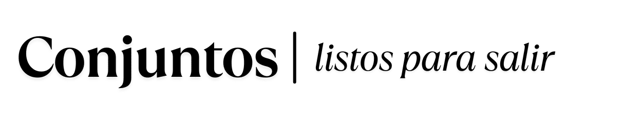 conjuntos