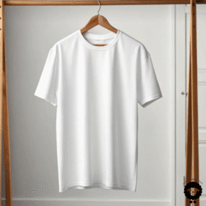 Remera de algodón manga corta lisa